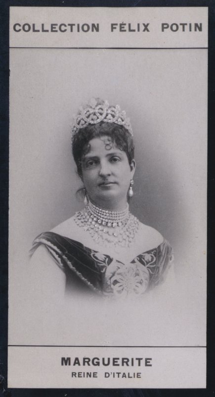 Marguerite, Rainha Dowager da Itália (1851) (foto a p/b) de European Photographer