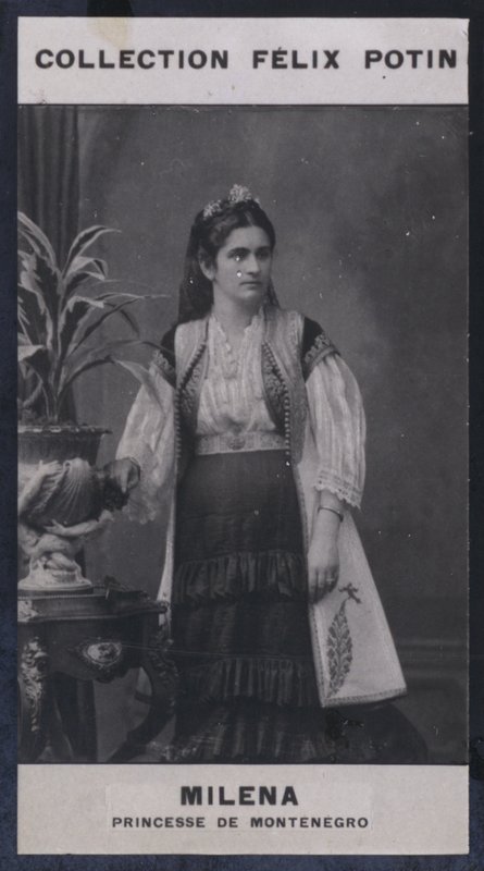 Milena, Princesse De Montenegro (1847) (foto a p/b) de European Photographer