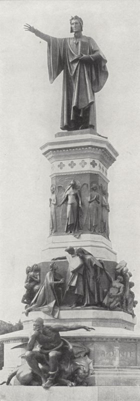 Monumento Dante Alighieri, Trient (foto a p/b) de European Photographer