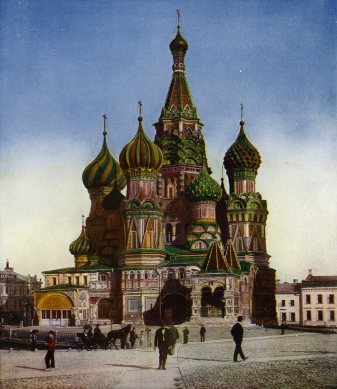 Moscou, São Basílio, Catedral de São Basílio (foto) de European Photographer