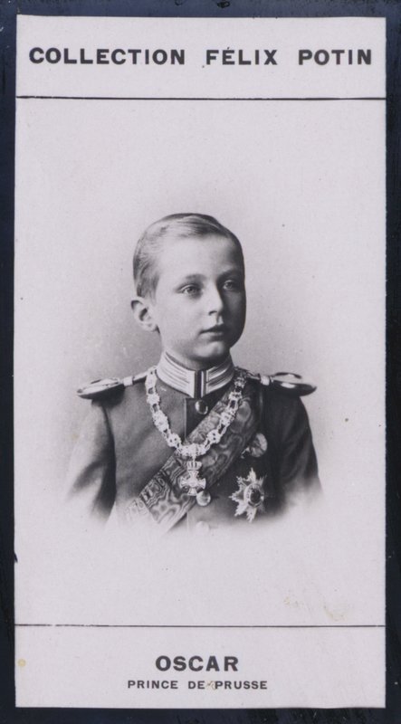 Oscar, Príncipe De Prusse (1888) (foto a p/b) de European Photographer