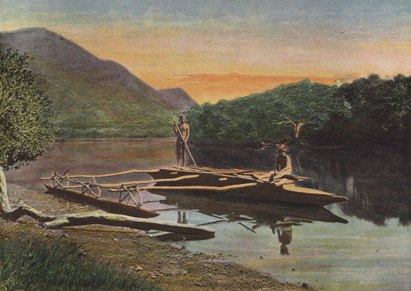 Piroga De La Rivière De Monio de European Photographer
