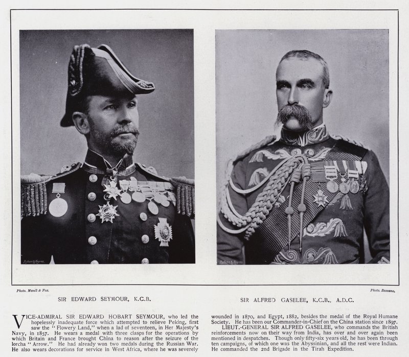 Sir Edward Seymour, Sir Alfred Gaselee (foto a p/b) de European Photographer