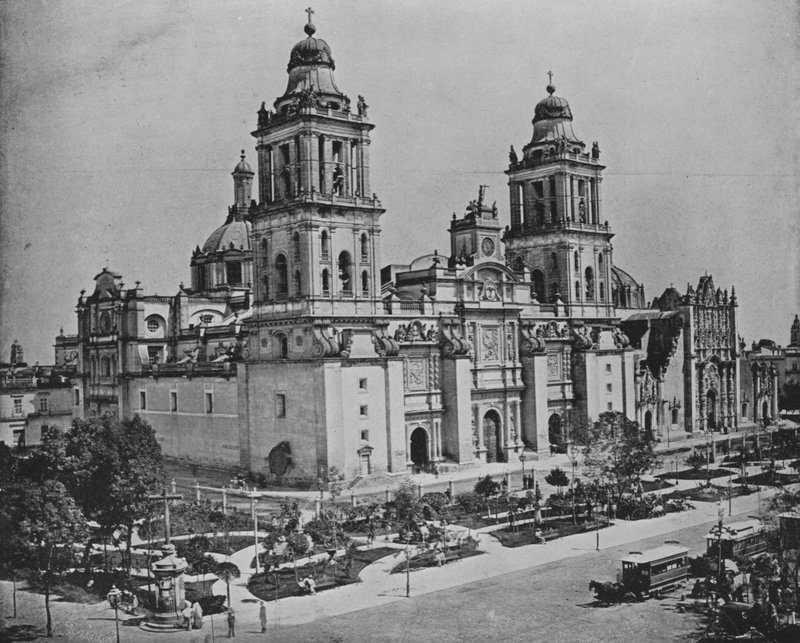 A Catedral, Cidade do México (foto a p/b) de European Photographer