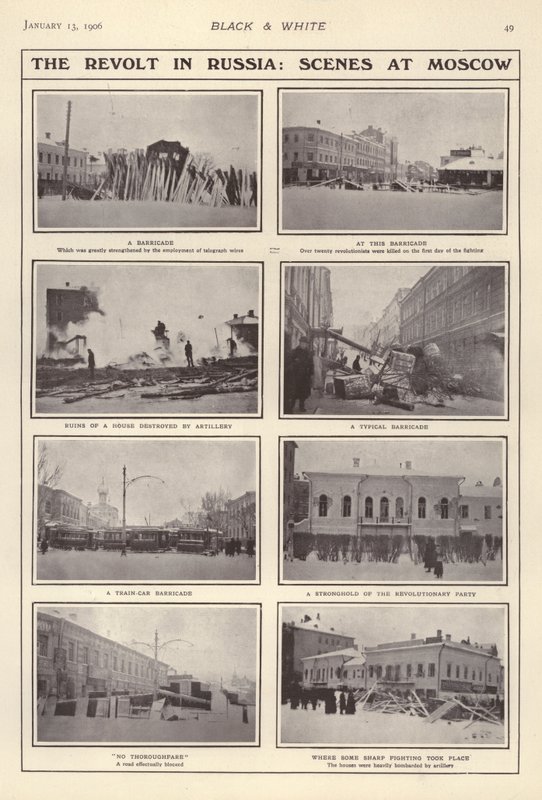 A Revolta na Rússia, Cenas em Moscovo de European Photographer