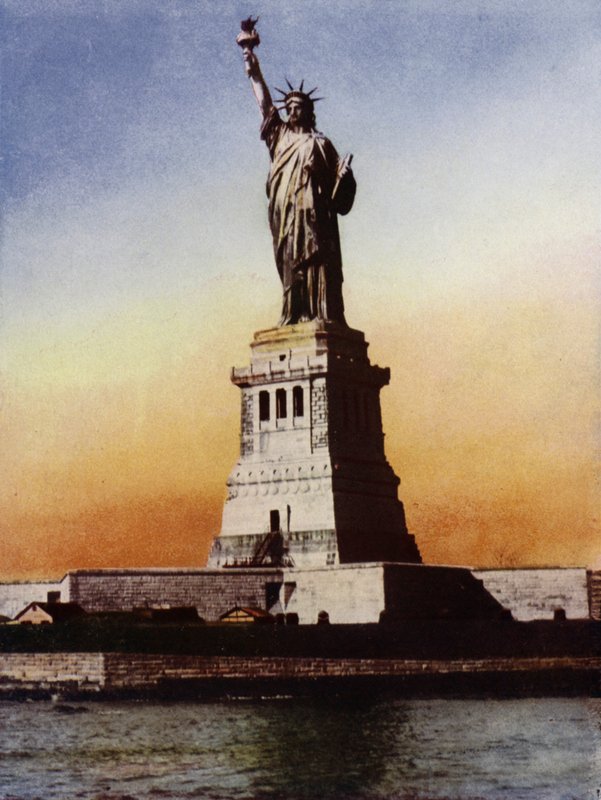 A Estátua da Liberdade, Porto de Nova Iorque (foto) de European Photographer