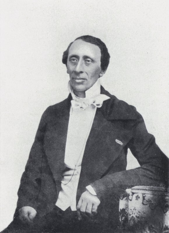 O poeta Hans Christian Andersen (foto a p/b) de European Photographer