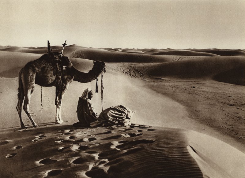 Adoração no deserto (foto a p/b) de European Photographer