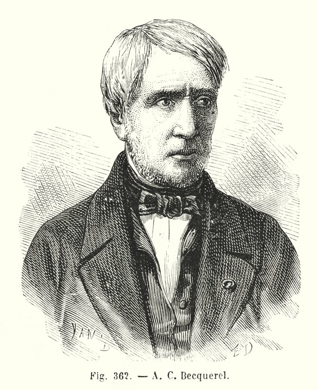 A C Bacquerel (gravura) de European School