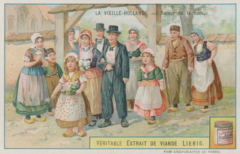 Uma festa de casamento retornando na Holanda antiga de European School