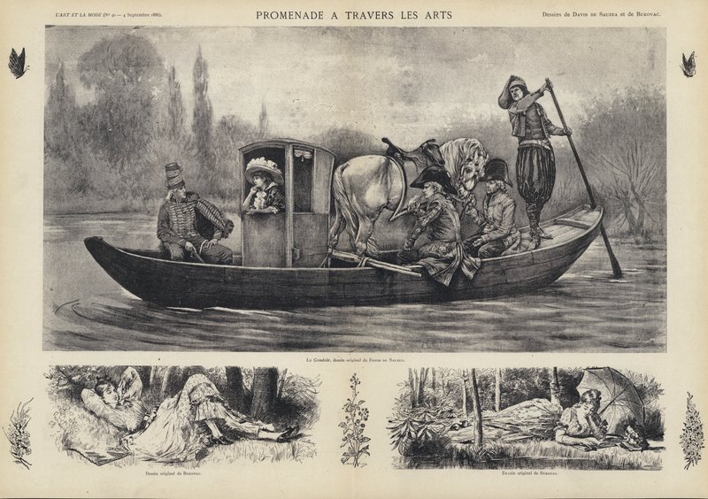 Uma viagem através das artes (litho) de European School