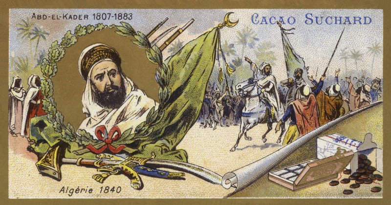 Abdelkader El Djezairi, santo sufi argelino e líder militar, 1840 de European School