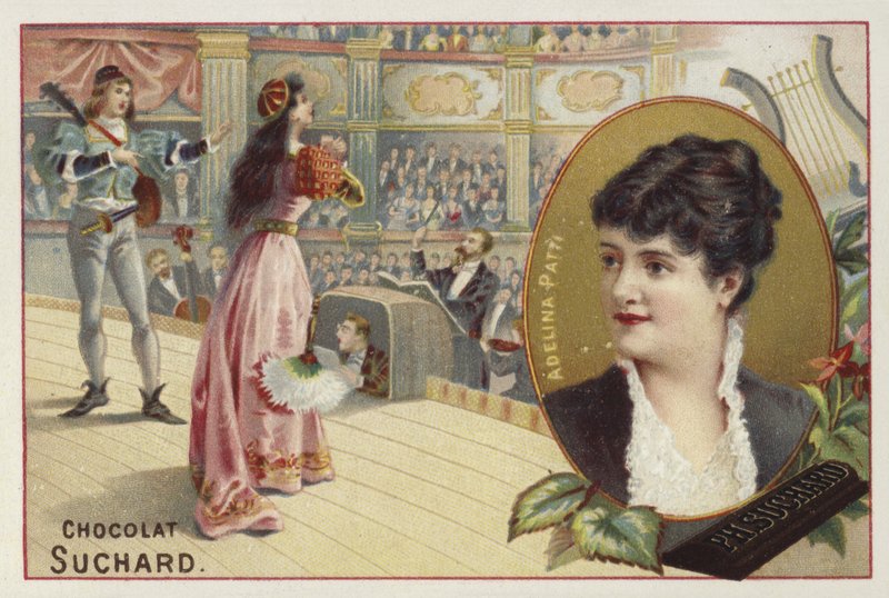 Adelina Patti, cantora de ópera italiana de European School