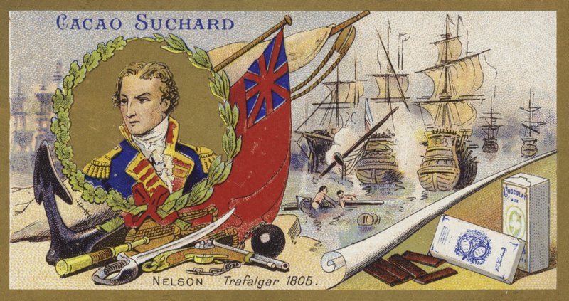 Almirante Lord Nelson e a Batalha de Trafalgar, 1805 de European School