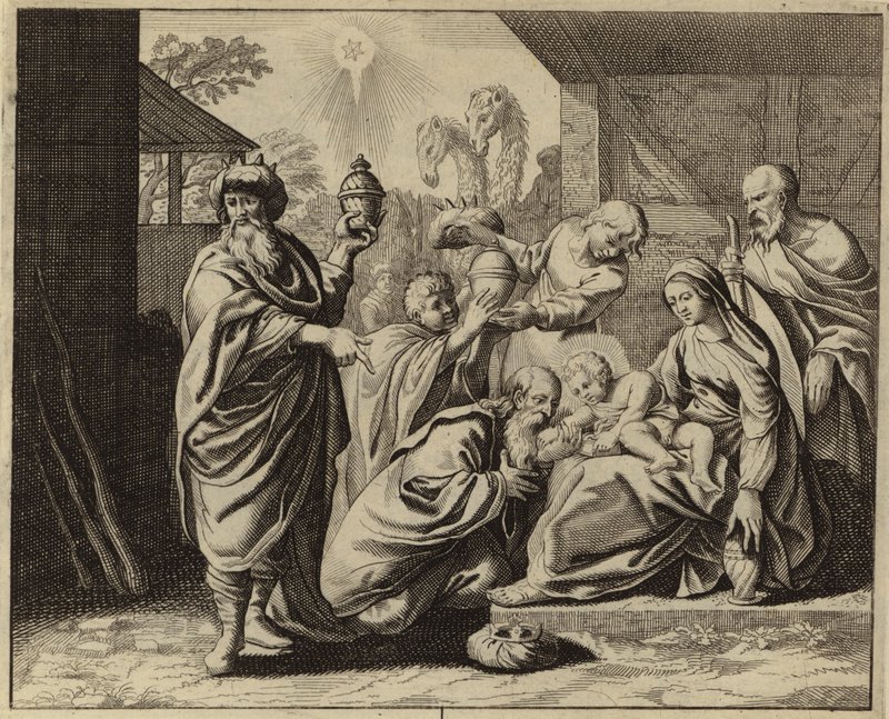 Adoração dos Magos (gravura) de European School