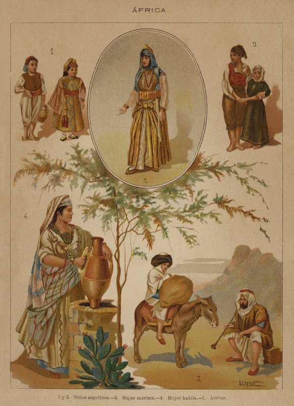 África (cor litho) de European School