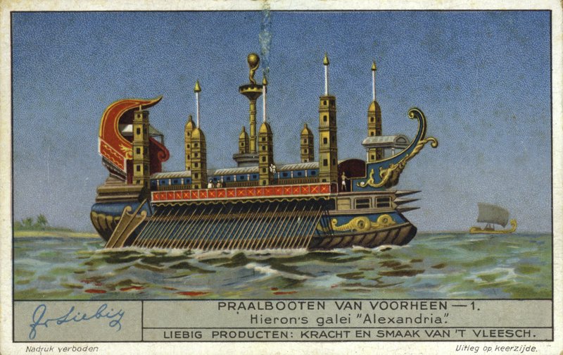 Alexandria, galera de Hiero II, tirano de Siracusa, século III aC de European School