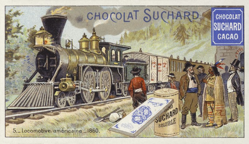 Locomotiva americana, 1860 de European School
