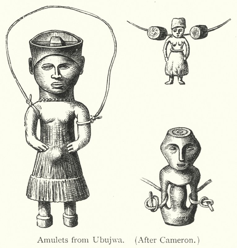 Amuletos de Ubujwa (gravura) de European School