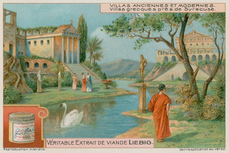 Uma antiga villa grega perto de Siracusa de European School