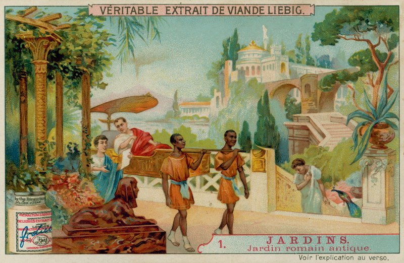 Um antigo jardim romano de European School