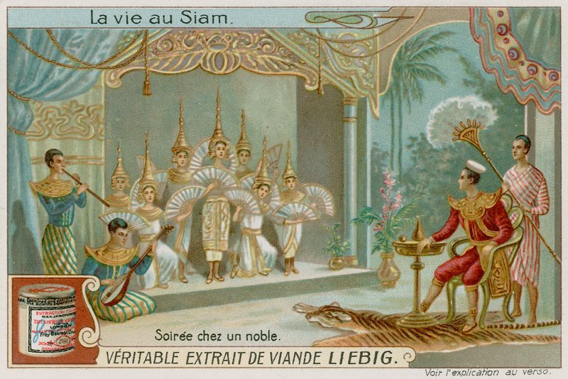 Uma festa à noite de um nobre de European School