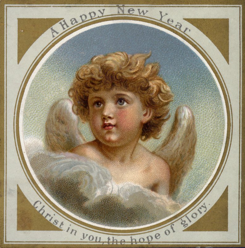 Anjo (chromolitho) de European School