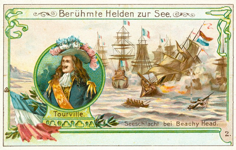 Anne Hilarion de Tourville, almirante francesa, e a Batalha de Beachy Head de European School