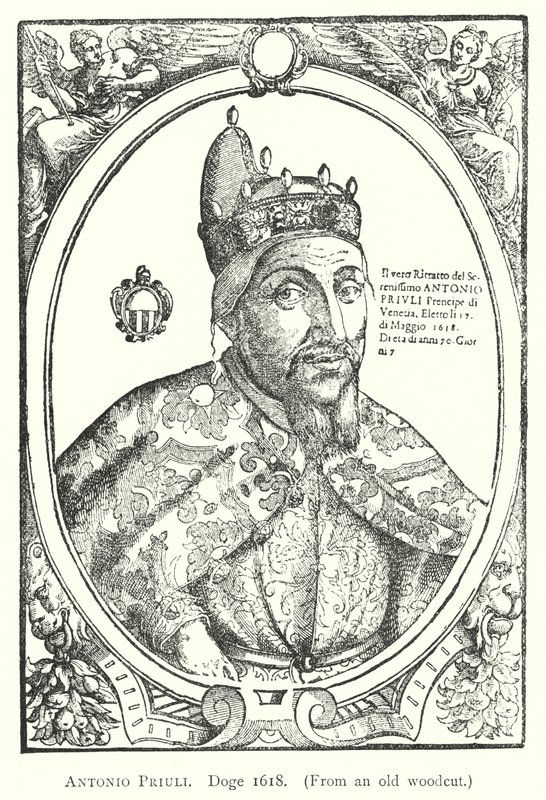 Antonio Priuli, Doge 1618 (gravura) de European School
