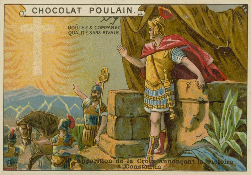 Aparição da Cruz anunciando a vitória a Constantino na Batalha da Ponte Milviana, 312 de European School
