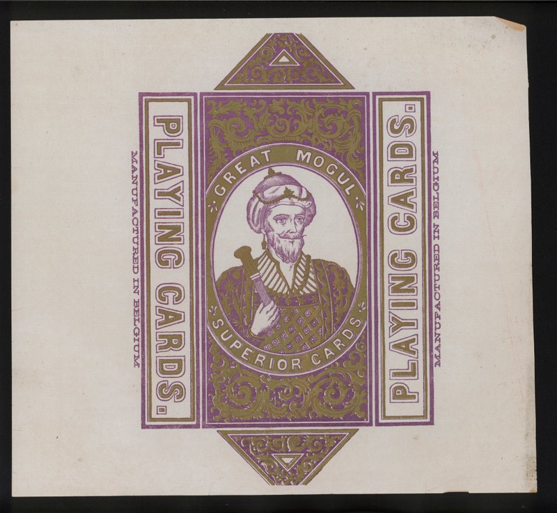 Arte para jogar às cartas (litho) de European School