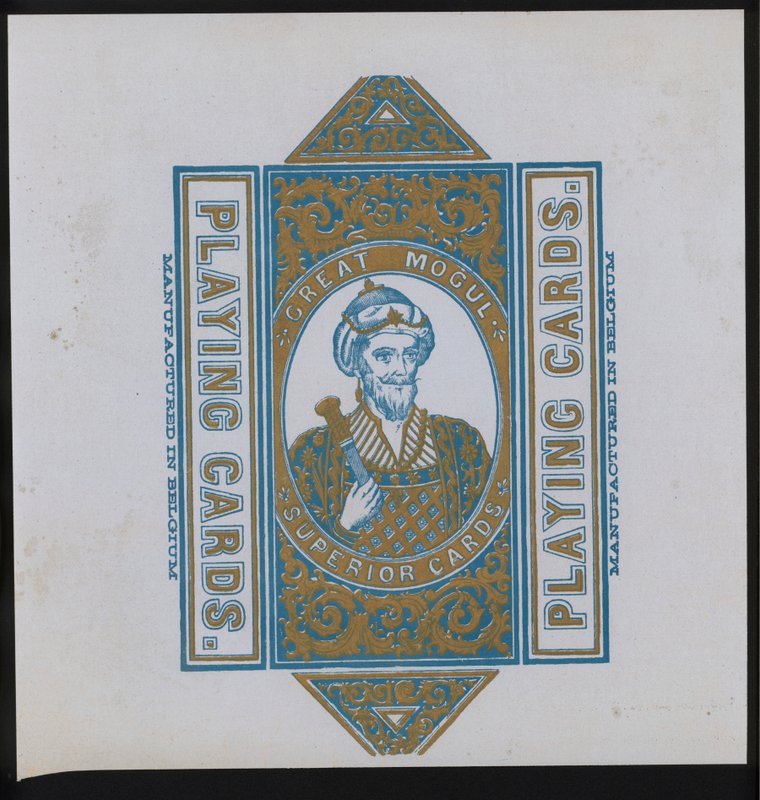 Arte para jogar às cartas (litho) de European School