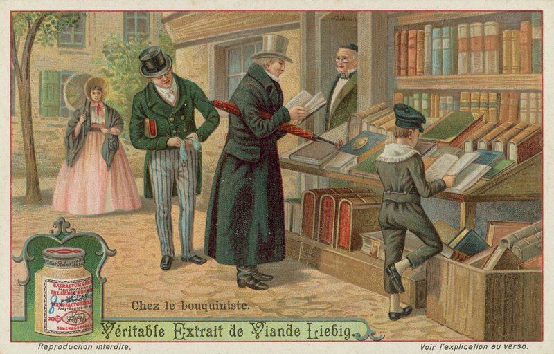 Na banca de livros de European School