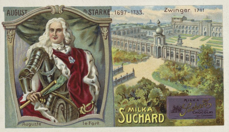 Augusto II, o Forte, Rei da Polônia, e o Palácio Zwinger, Dresden de European School