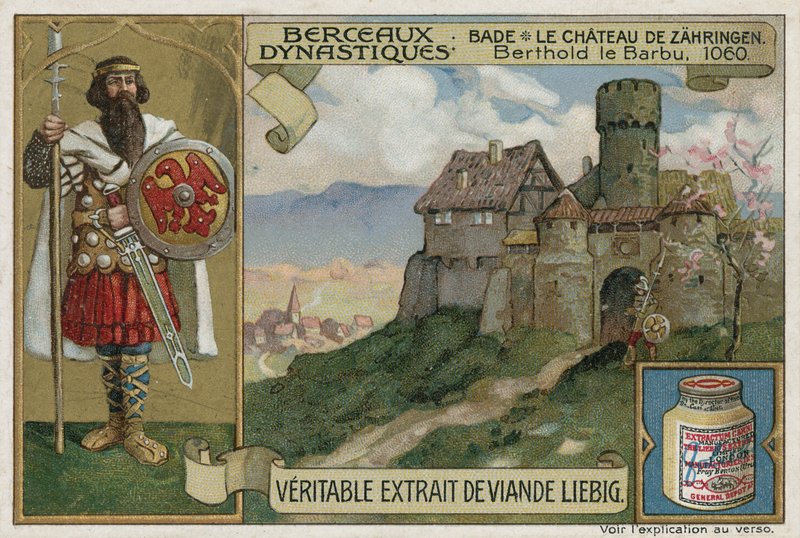 Baden; Castelo Zaehringen e Berthold II, Duque da Caríntia, 1060 de European School