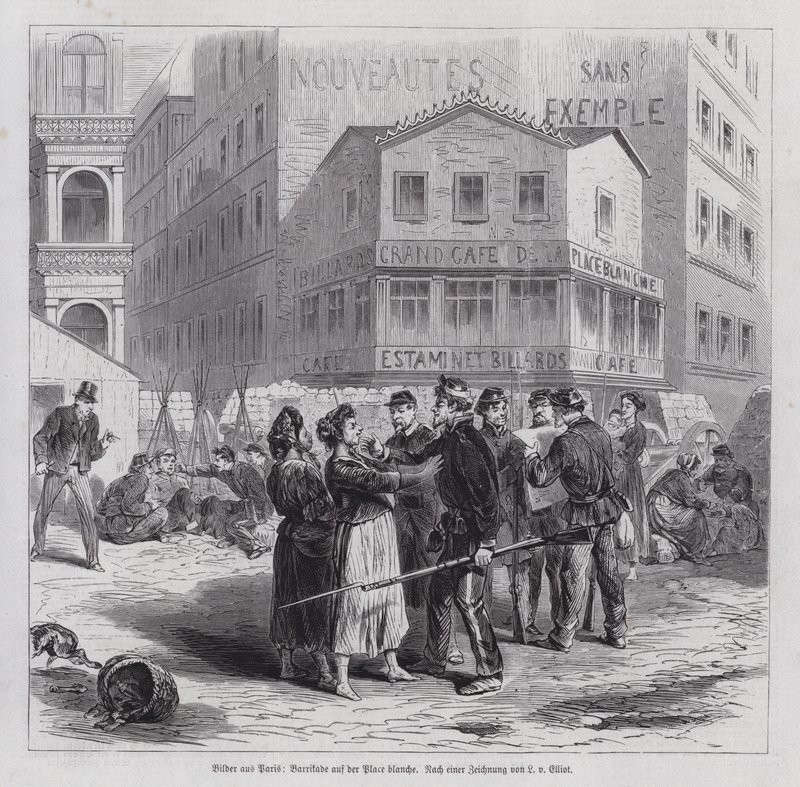Barricada na Praça Blanche, Comuna de Paris de European School
