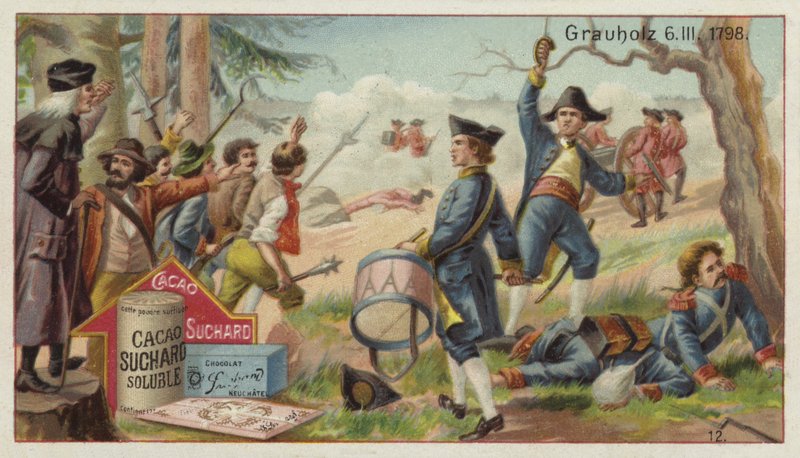 Batalha de Grauholz, Suíça, 6 de março de 1798 de European School
