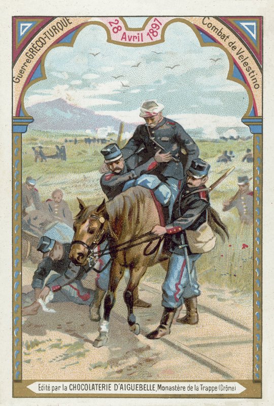 Batalha de Velestino, Guerra Greco-Yurkish, 28 de abril de 1897 de European School