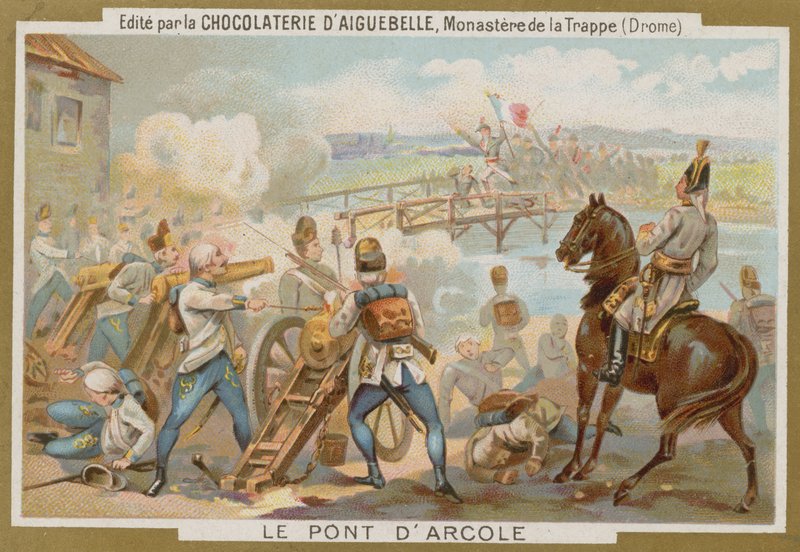 Batalha da Ponte de Arcole, Itália, 1796 de European School
