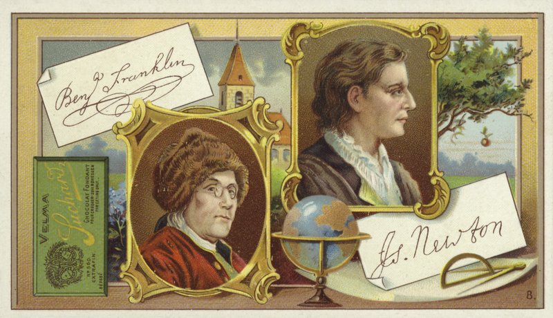Benjamin Franklin e Isaac Newton de European School
