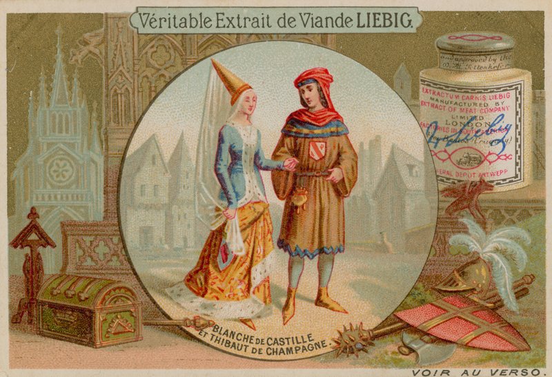 Blanche de Castela e Theobald de Champagne de European School
