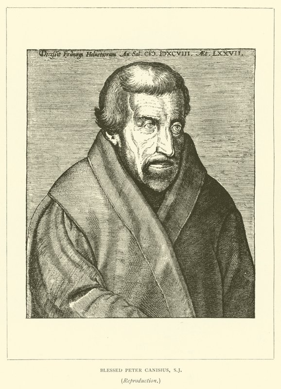 Beato Pedro Canisius, SJ (gravura) de European School