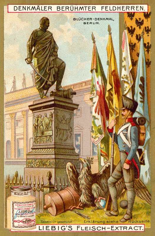 Blucher Memorial, Berlim (chromolitho) de European School