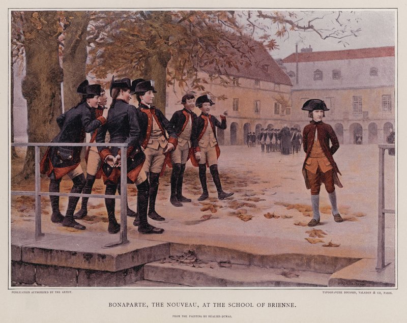 Bonaparte na escola de Brienne de European School