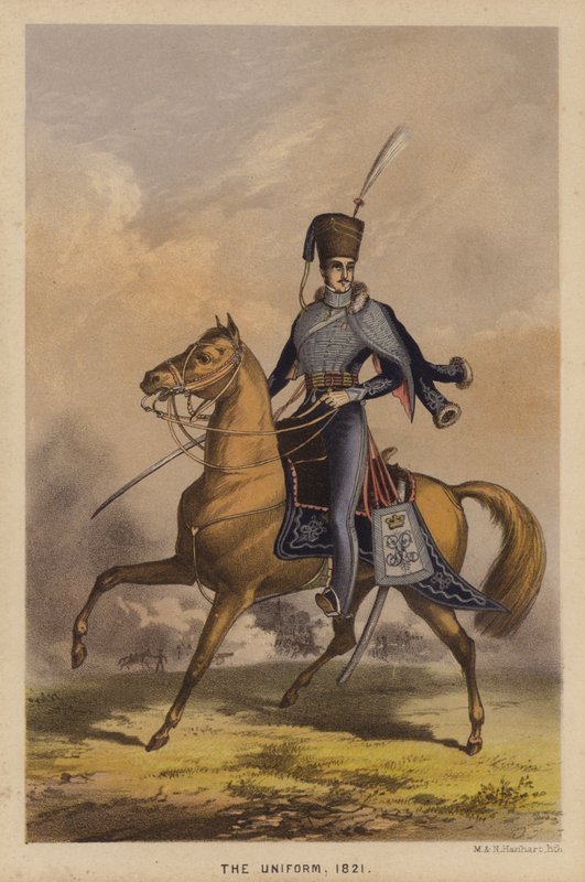 uniforme de cavalaria britânico de European School