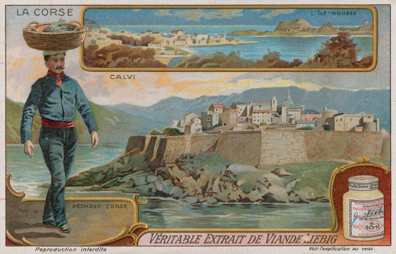 Calvi, Isula Rossa e um pescador de European School