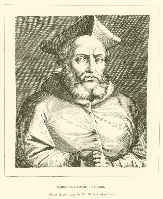 Cardeal Gaspar Contarini (gravura) de European School