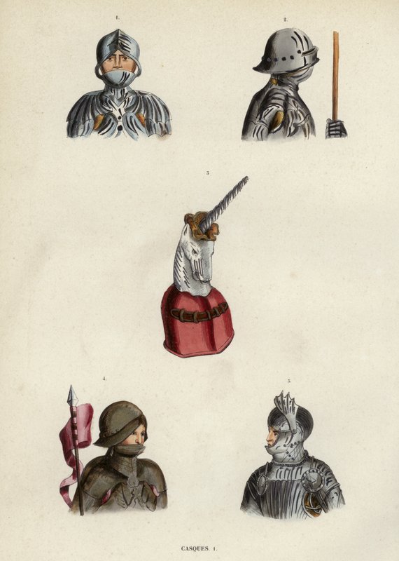 Cascos (gravação a cores) de European School