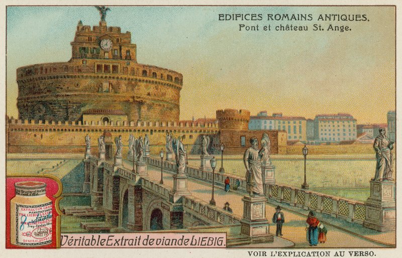 Castel Santangello e ponte em Roma de European School