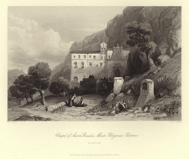 Capela de Santa Rosalia, Monte Pelegrino, Palermo, Sicília, Itália de European School